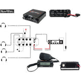 Kit de intercomunicador/radio y auriculares NAVATLAS - 4 plazas - Beige NIROHBE4 