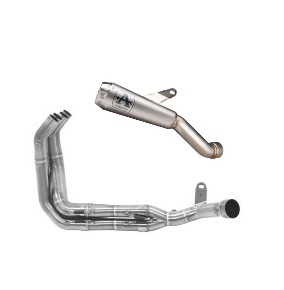Silenciador de titanio Arrow FULL Exhausts con colectores Dekat de acero inoxidable Z900 20-25 71727mi + 71912PR