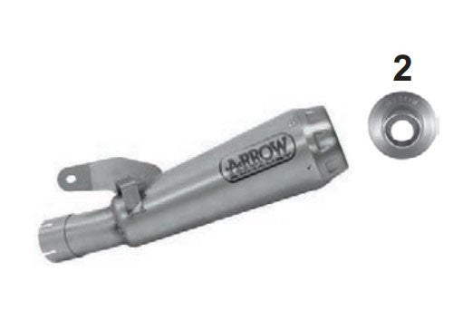Arrow Pro-Race Slip-On Titanio Pro-Race GSX-S1000 2017-2020/KATANA 71828PR