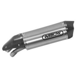 Silenciador de aluminio Race-Tech homologado Arrow BMW S 1000 XR '15 con tapa de carbono para colectores originales y Arrow 71837ak