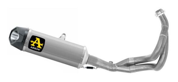Arrow  Indy Race Full Exhaust with Aluminum muffler for Kawasaki Z650 2021-2022 71937AKW