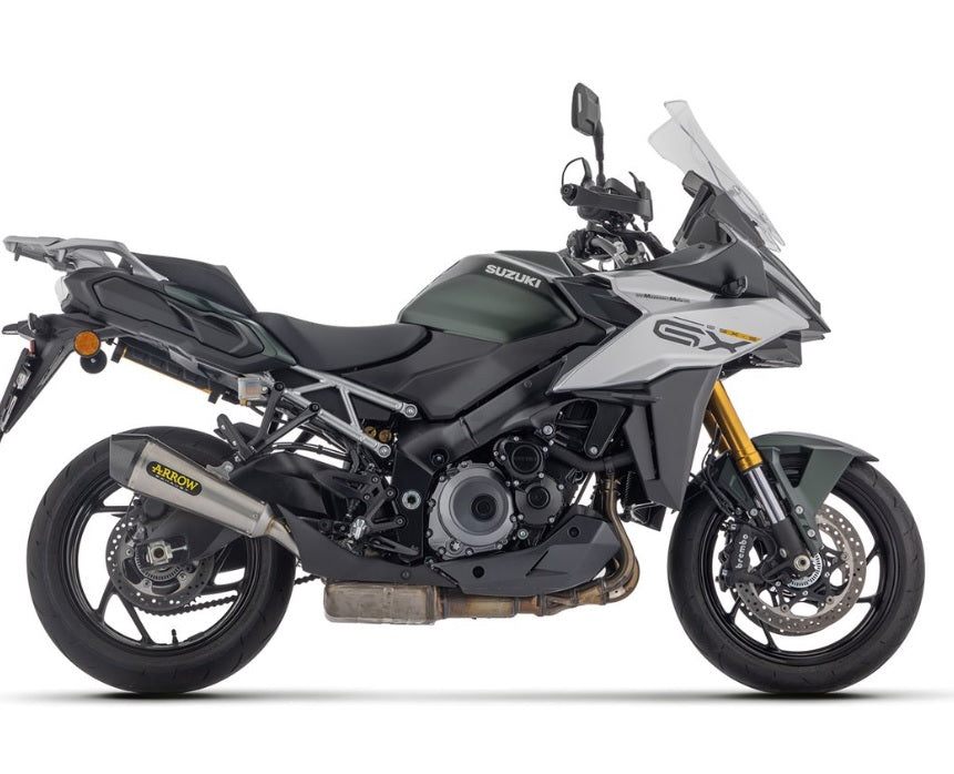 Escape deslizante Arrow SX-Kone 71938XK, nicromo, para Suzuki GSX-S1000 21-24 / GX 2024 