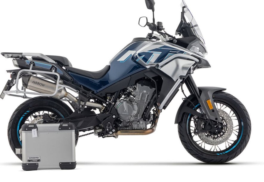 71991PK Arrow CF Moto 800 MT 2025 Race-Tech titanium silencer with carby end cap