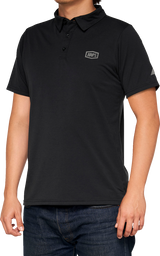 Polo 100% Corpo - Negro/Gris - Talla grande 35019-057-12