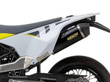 Escape Arrow Race-Tech 72623AKN, aluminio oscuro, para Husqvarna 701 Supermoto 2017-2024 72623AKN