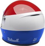 Casco BILTWELL Lane Splitter - Rojo Podium Brillante/Blanco/Azul - XL 1004-549-105