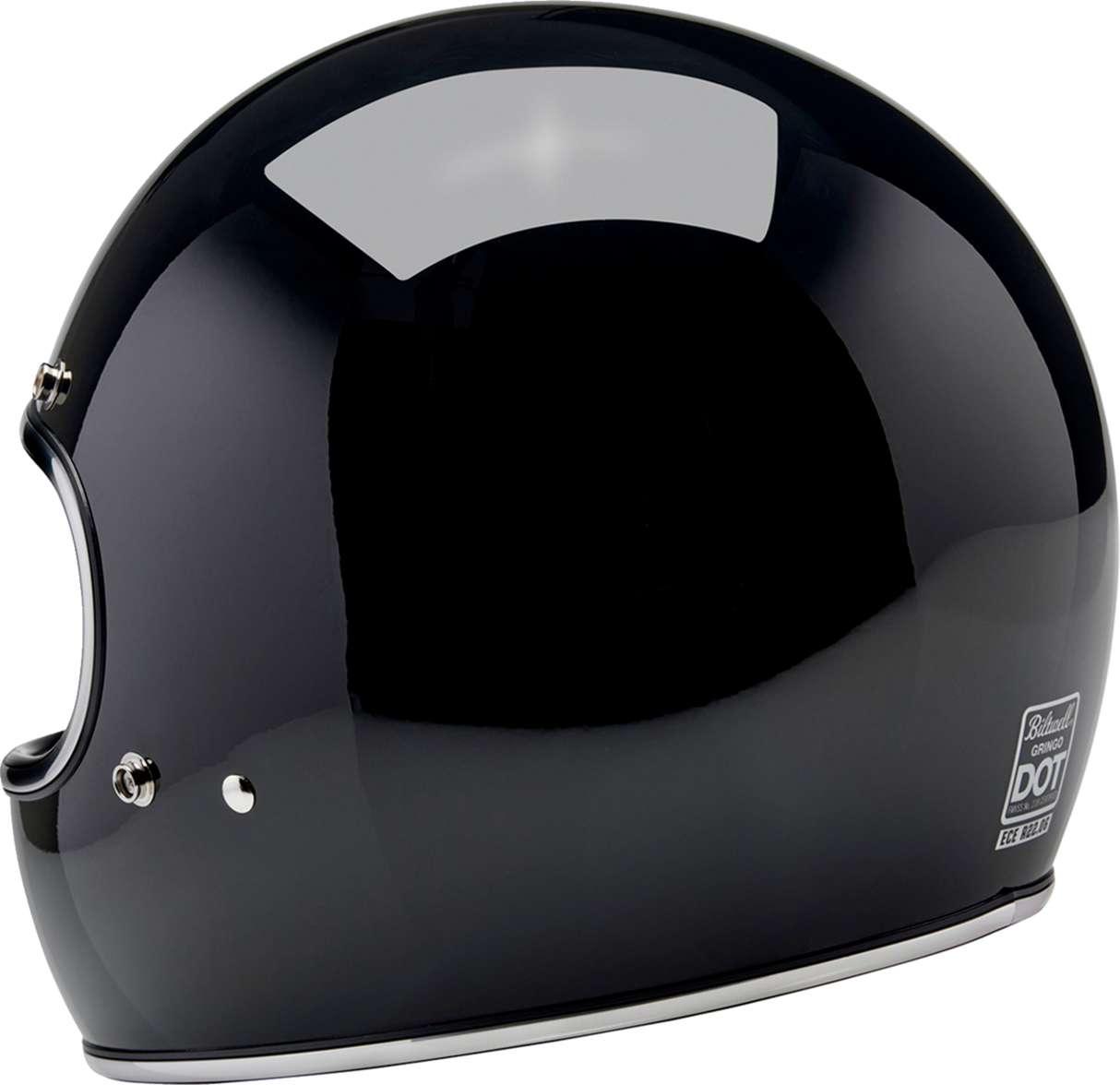 Casco BILTWELL Gringo - Negro brillante - Pequeño 1002-101-502 
