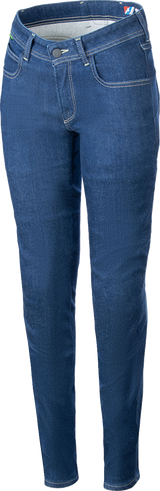 Pantalones vaqueros de equitación para mujer ALPINESTARS Daisy v3 - Azul enjuague - 34 3338524-7202-34