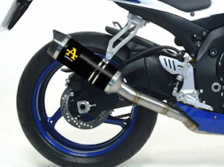 Arrow Suzuki GSXR 600 750 '08/10 Homologated Aluminium Dark Thunder Silencer With Carbon End Cap 71729akn