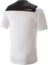 Maillot ALPINESTARS Drop 4.0 - Manga corta - Blanco/Negro - Talla pequeña 1766220-21-SM