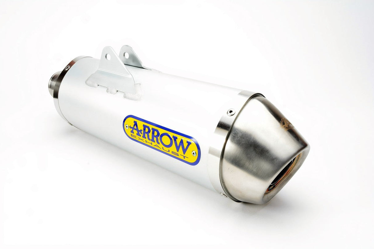 Silenciador Race-Tech de titanio homologado Arrow KTM 690 R '09/14 para tubo de enlace Arrow 72618AO