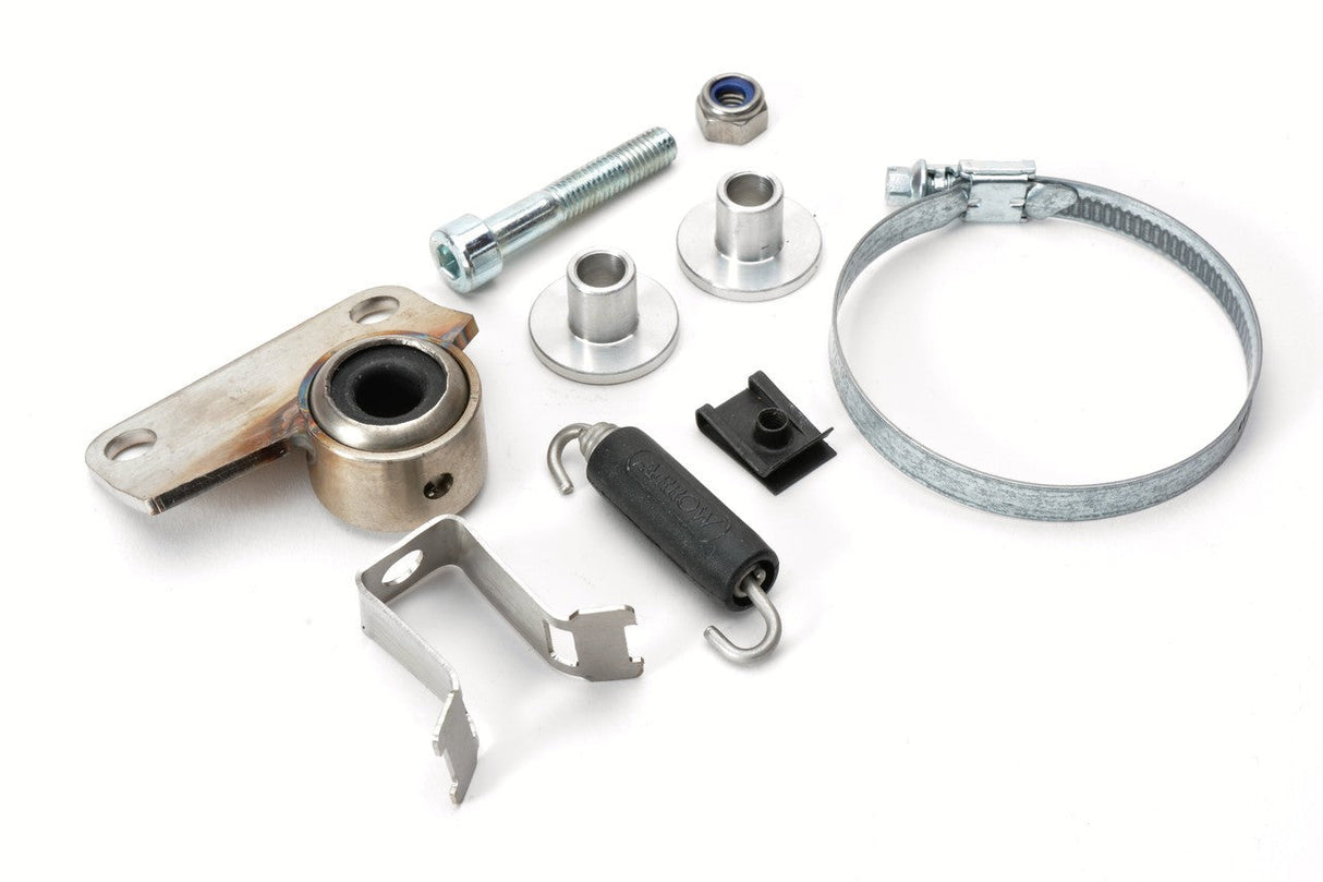 Silenciador Race-Tech de titanio homologado Arrow KTM 690 R '09/14 para tubo de enlace Arrow 72618AO