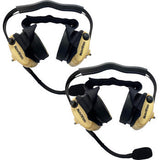 Kit de intercomunicador/radio y auriculares NAVATLAS - Biplaza - Beige NI2RBHBE2 