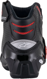 Botas ALPINESTARS SMX1-R V2 - Negro/Rojo - Talla 6 EE. UU. / 39 UE 2224021-13-39