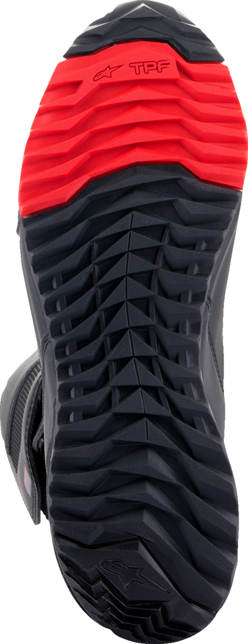 Botas ALPINESTARS RT-7 Drystar® - Negro/Rojo - Talla 14 de EE. UU. / 48 de UE 2443023-13-48