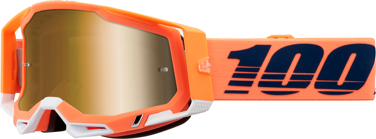 Gafas 100% Racecraft 2 - Coral - Espejo dorado auténtico 50010-00018