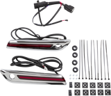 Cubiertas de bisagra CIRO - Rojo/Cromo 40170 