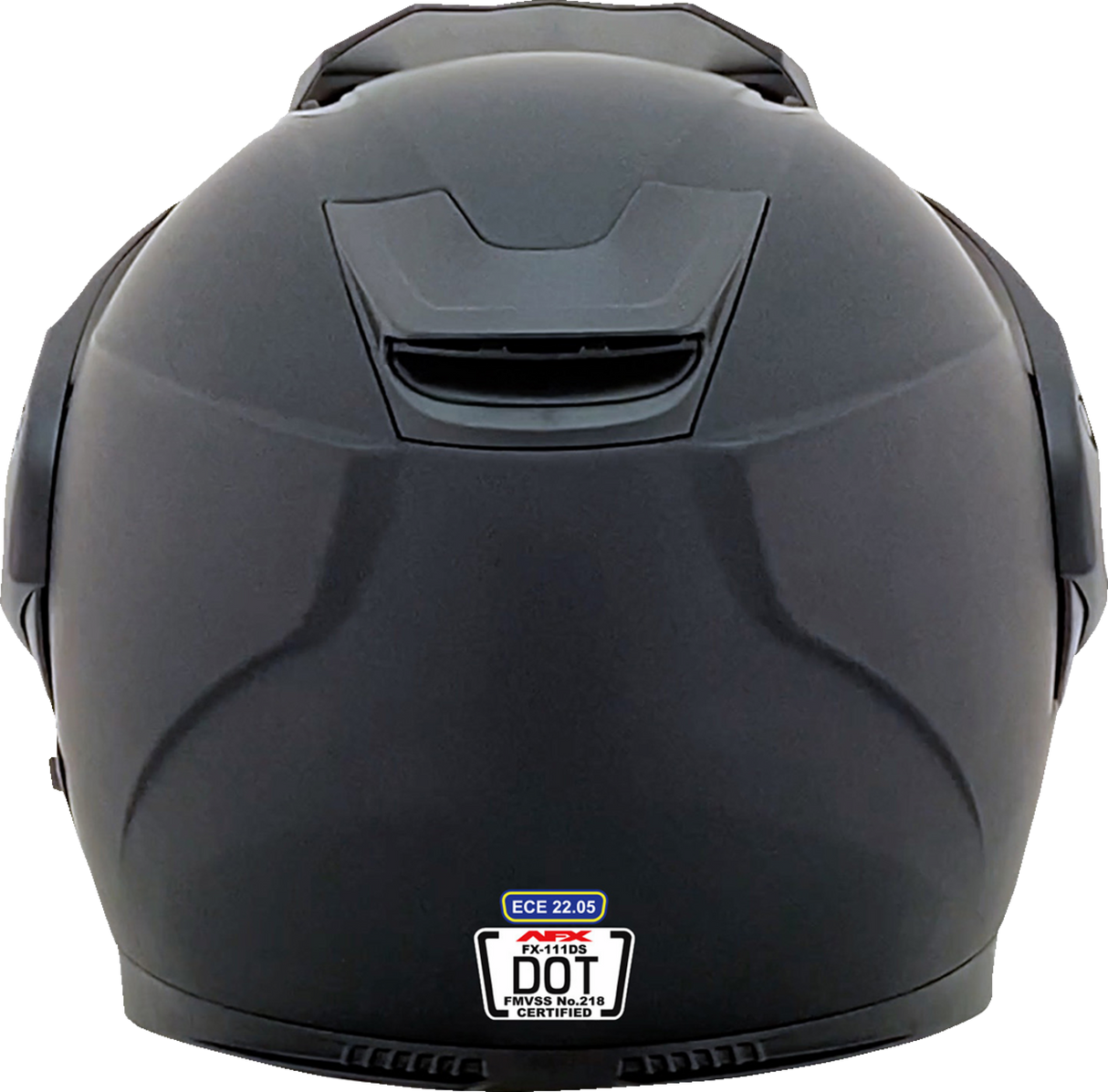 Casco de motocicleta AFX FX-111DS - Negro mate - XL 0140-0124