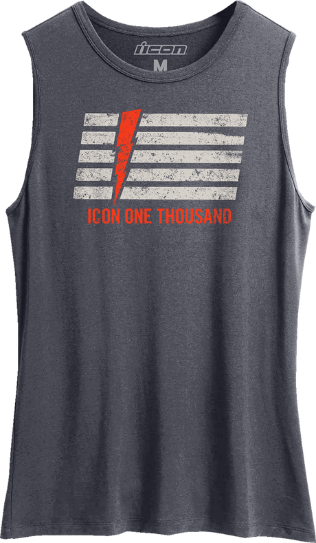 ICON Women's Invasion Stripe™ Tank Top - Antique Denim - Medium 3031-4219