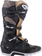 Botas ALPINESTARS Tech 7 Enduro Drystar® - Negro/Gris/Dorado - US 11 2012620-1959-11