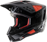 ALPINESTARS SM5 Motorcycle Helmet - Rover - Gray/Red - Medium 8303921-1392-MD