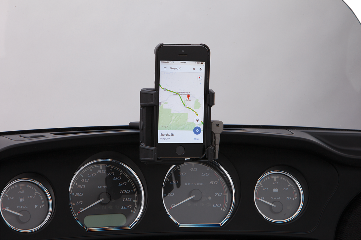 Soporte para smartphone/GPS CIRO - sin cargador - Negro 50317 