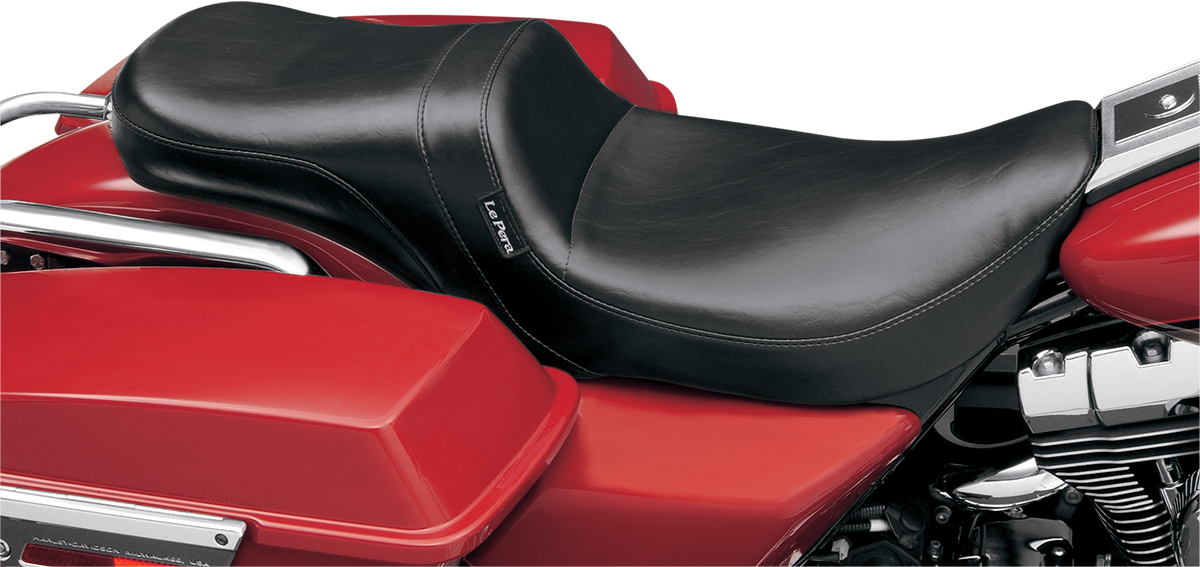 Asiento LE PERA Daytona para dos personas - Sin respaldo - Liso - Negro - FLHR '02-'07 LH-567RK 