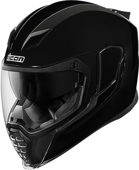 ICON Airflite™ Motorcycle Helmet - Gloss - Black - Small 0101-10855