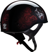 Casco de motocicleta Z1R Vagrant - Catrina Roja - Negro/Rojo - Mediano 0103-1315 