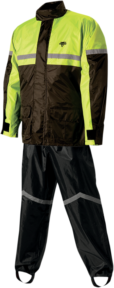 Traje de lluvia NELSON RIGG SR-6000 Stormrider - Amarillo/Negro de alta visibilidad - Pequeño SR6000HVY01-SM 