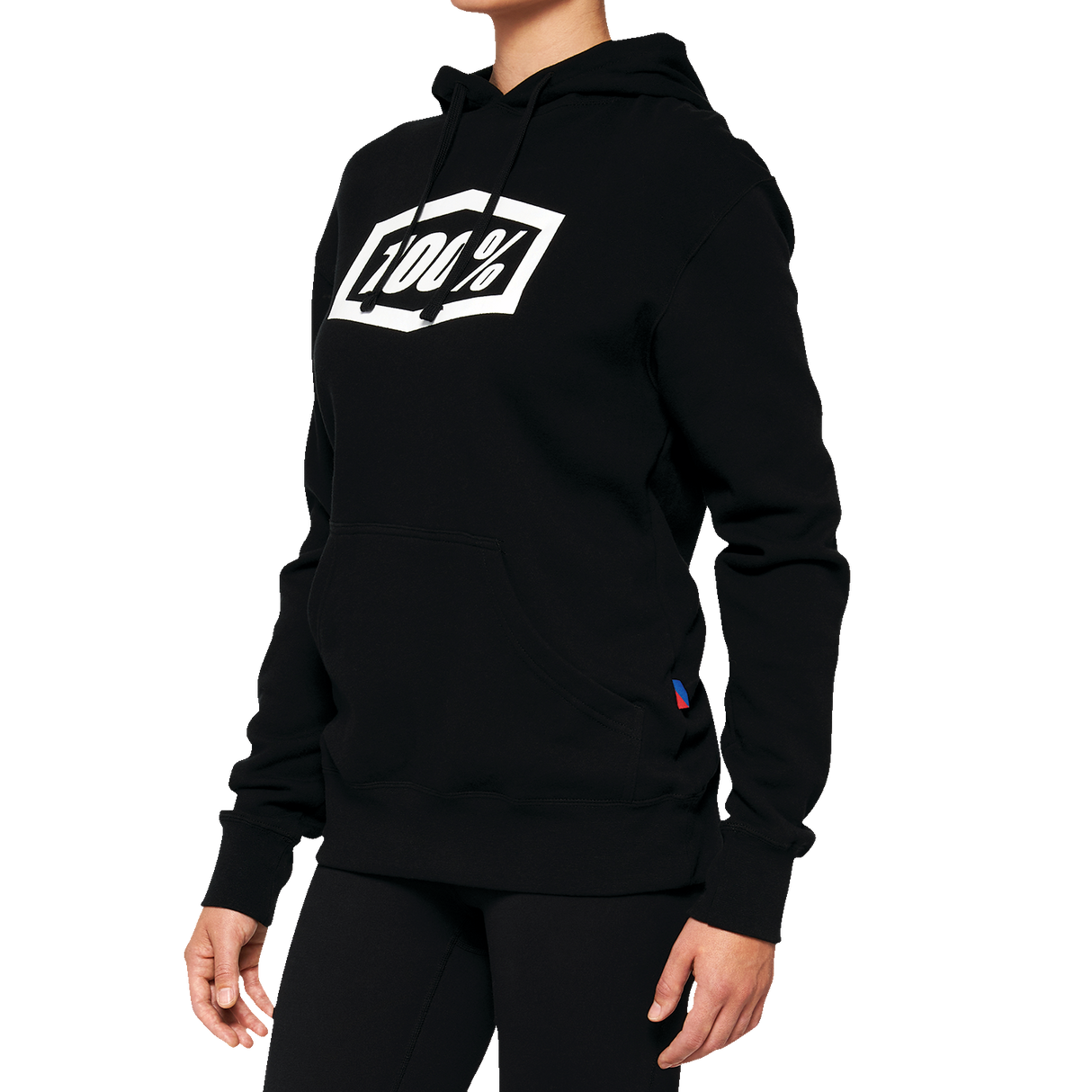 Sudadera con capucha Icon para mujer, 100 % algodón, color negro, talla mediana, 20031-00001