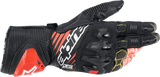 Guantes ALPINESTARS GP Tech V2 S - Negro/Blanco/Rojo Fluo - 2XL 3556422-1231-2X