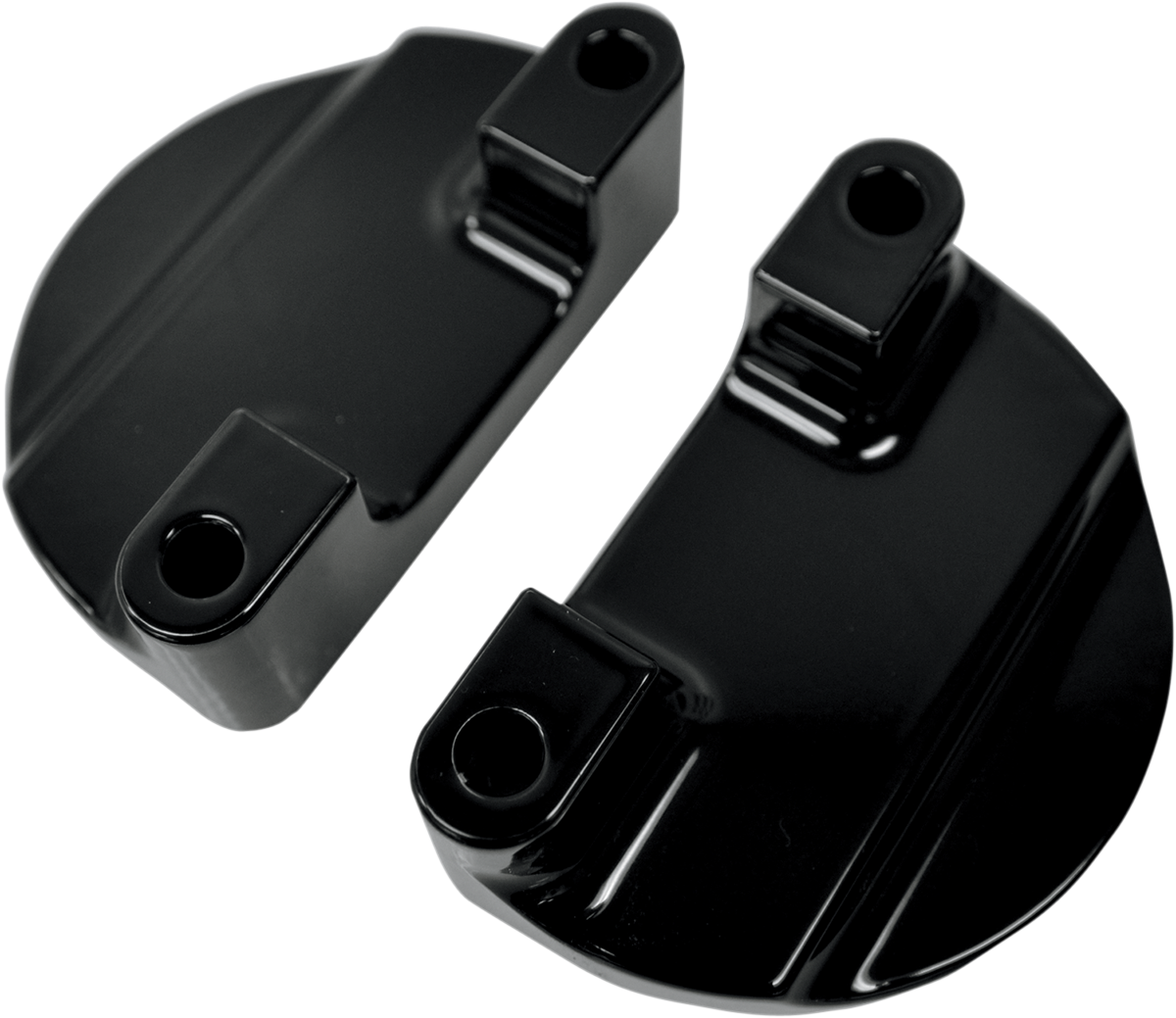 Adaptadores de guardabarros a horquilla DRAG SPECIALTIES - Negro brillante 1410-0065