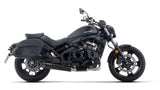 74516RB Arrow Kawasaki Vulcan S 650 2025 Full system Rebel silencer with carbon end cap