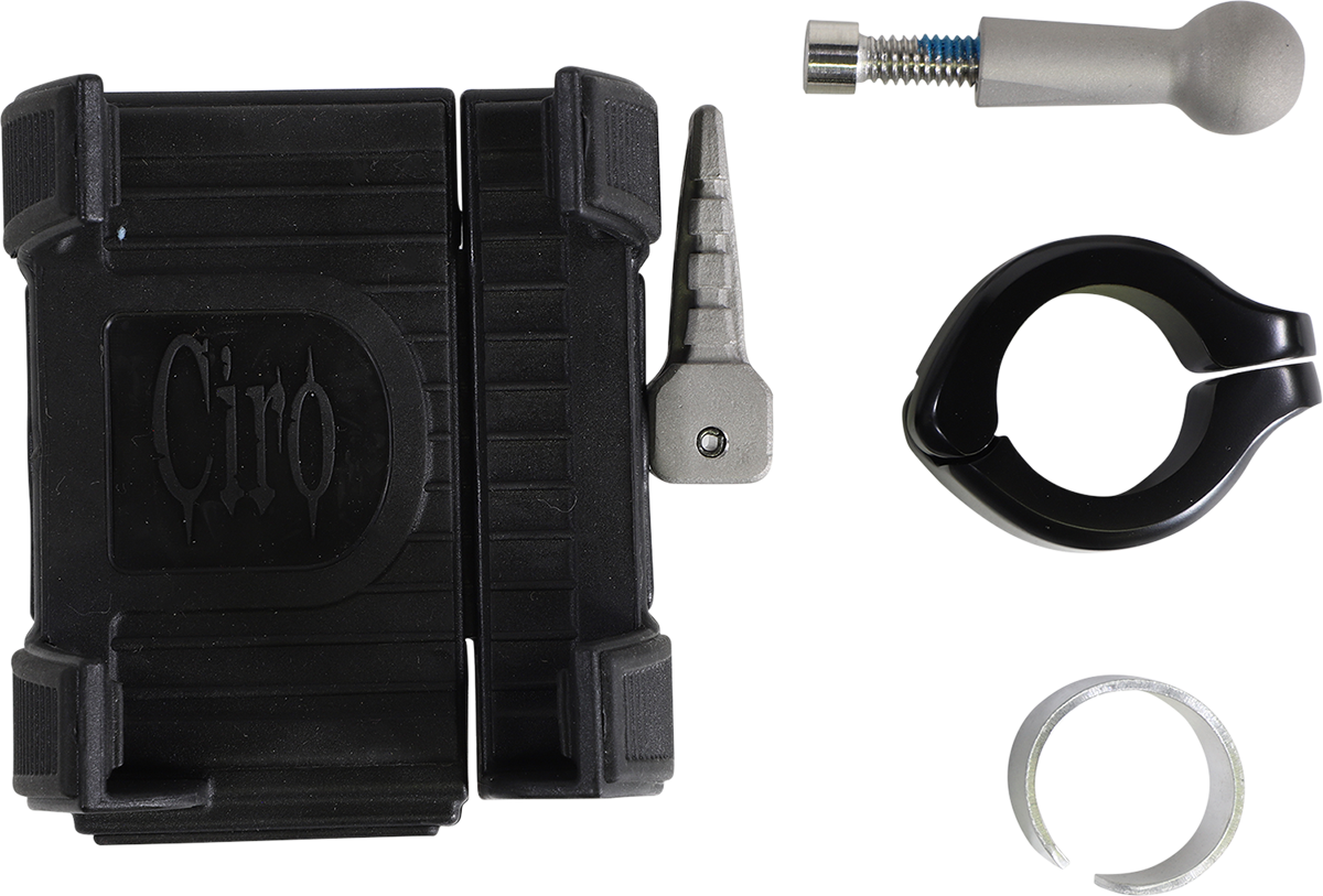 Soporte para smartphone/GPS CIRO - sin cargador - Negro 50313 
