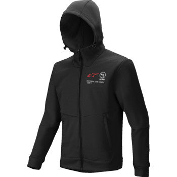 Sudadera con capucha polar ALPINESTARS Racer MX - Negra - Talla pequeña 3800125-10-S 