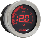 Voltímetro KOSO NORTH AMERICA de 2" - Cromado BA050300