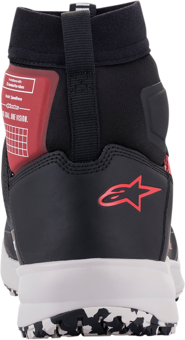 Zapatillas ALPINESTARS Speedforce - Negro/Blanco/Rojo - Talla 7.5 (EE. UU.) 2654321-123-7.5