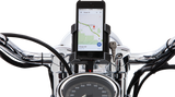 Soporte para smartphone/GPS CIRO - sin cargador - Cromado 50312 