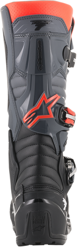 Botas de enduro ALPINESTARS Tech 7 - Negro/Gris - Talla 14 (EE. UU.) 2012114113314