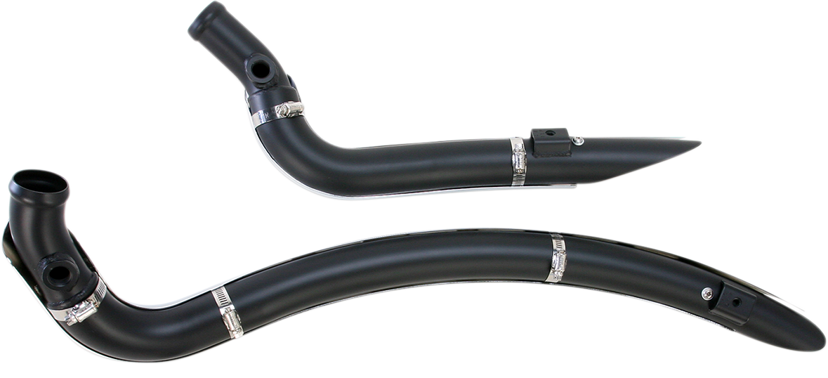 Bassani Xhaust Sweeper Exhaust in Black/Chrome For Harley-Davidson