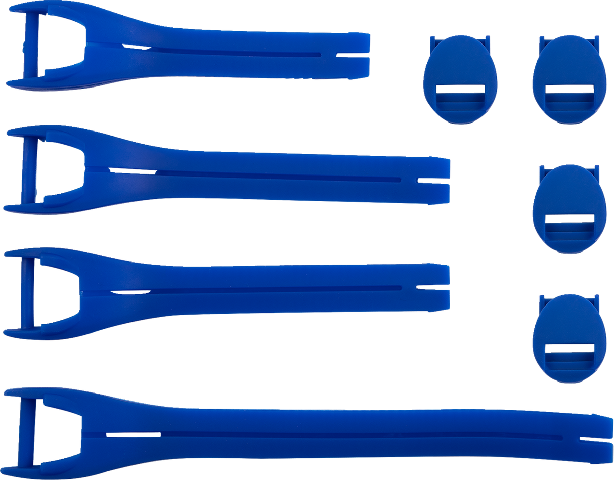 Kit de correas para botas de clasificación MOOSE RACING - Azul - Talla 10-15 3430-1020 