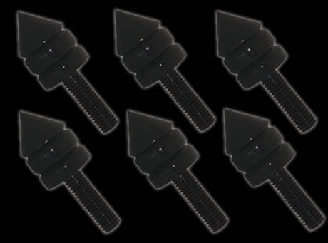 Sixty61 Yamaha YZF WINDSCREEN/ FAIRING BOLTS Black Anodized