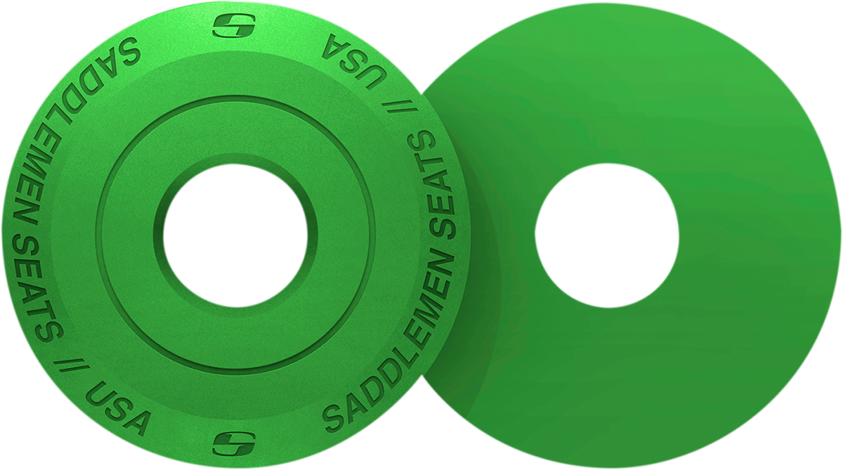 Arandela para guardabarros SADDLEMEN - Verde brillante 14707BG 