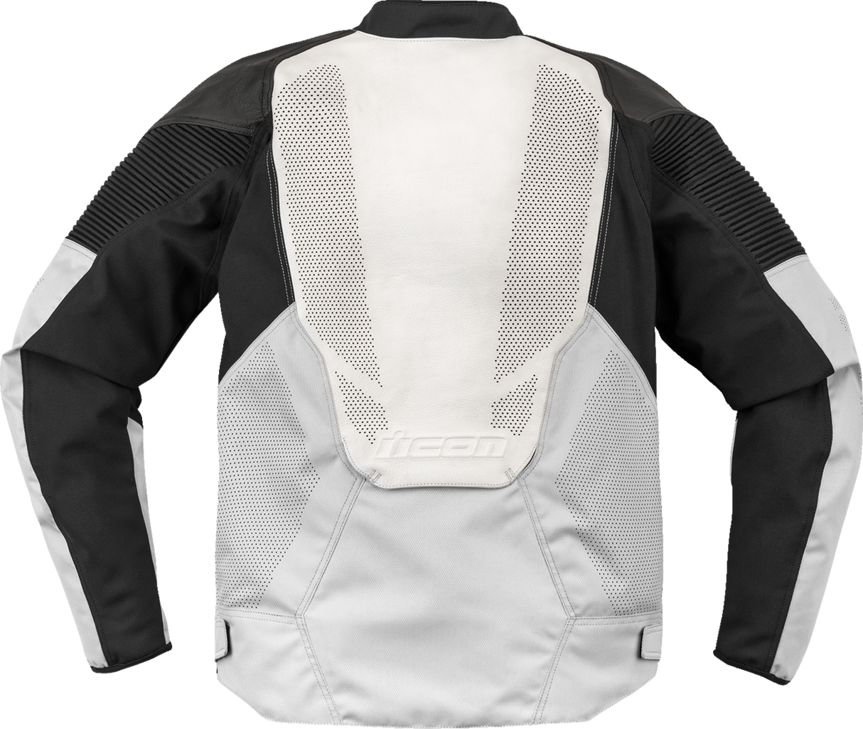 Chaqueta de cuero ICON Overlord3™ - Blanca - Talla pequeña 2810-4118