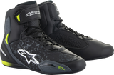 Zapatillas ALPINESTARS Faster-3 - Negro/Amarillo - Talla 10.5 (EE. UU.) 2510219-155-10.5
