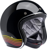 Casco BILTWELL Bonanza - Negro brillante Spectrum - Pequeño 1001-536-202 