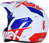 AFX FX-17 Motorcycle Helmet - Aced - Red/White/Blue - Medium 0110-6480