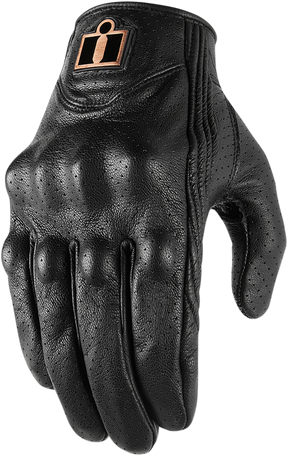 ICON Pursuit Classic™ Perforated Gloves - Black - Small 3301-3830