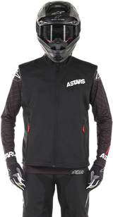 Chaleco de competición ALPINESTARS Session - Negro/Rojo - Pequeño 4753519-13-S